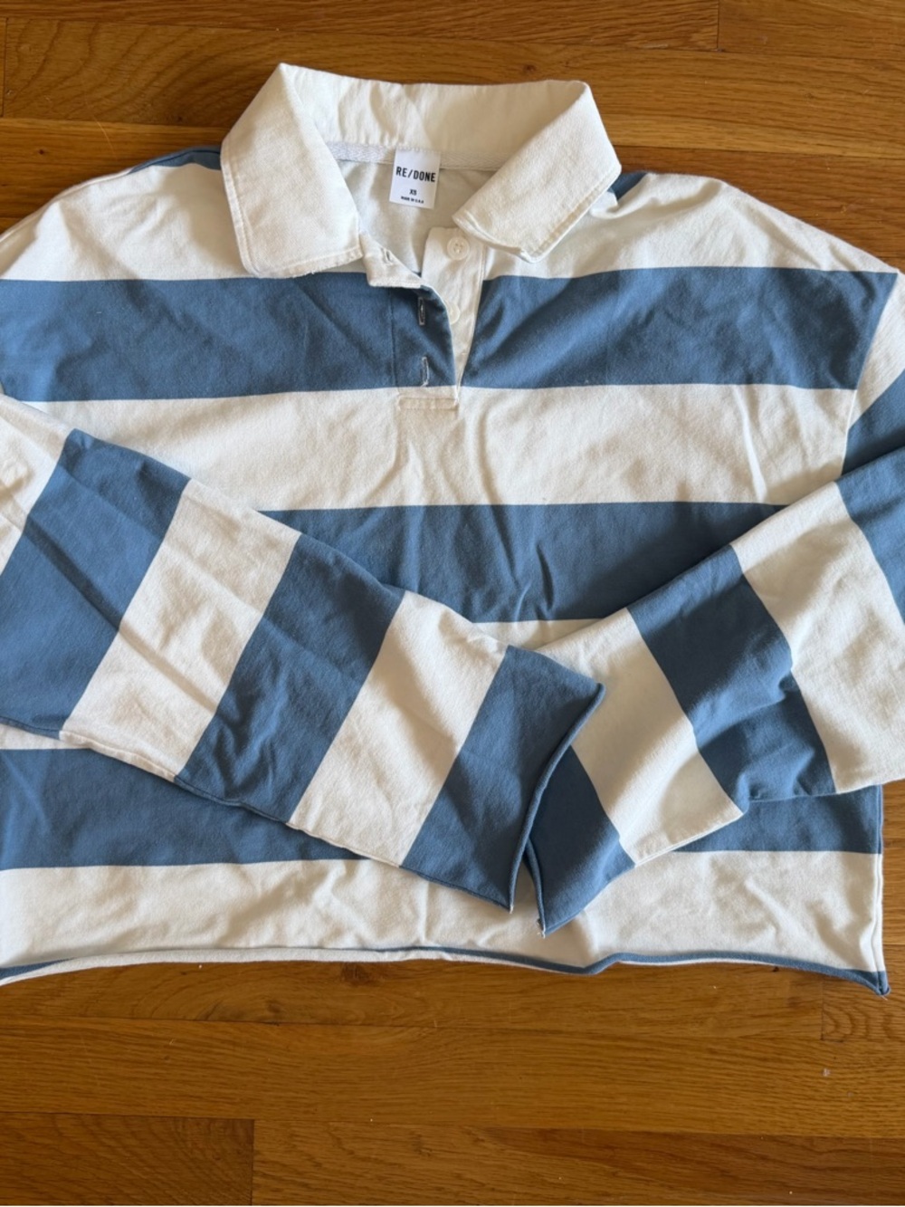 RE/DONE Cutoff Rugby Polo - Picture 3 of 3